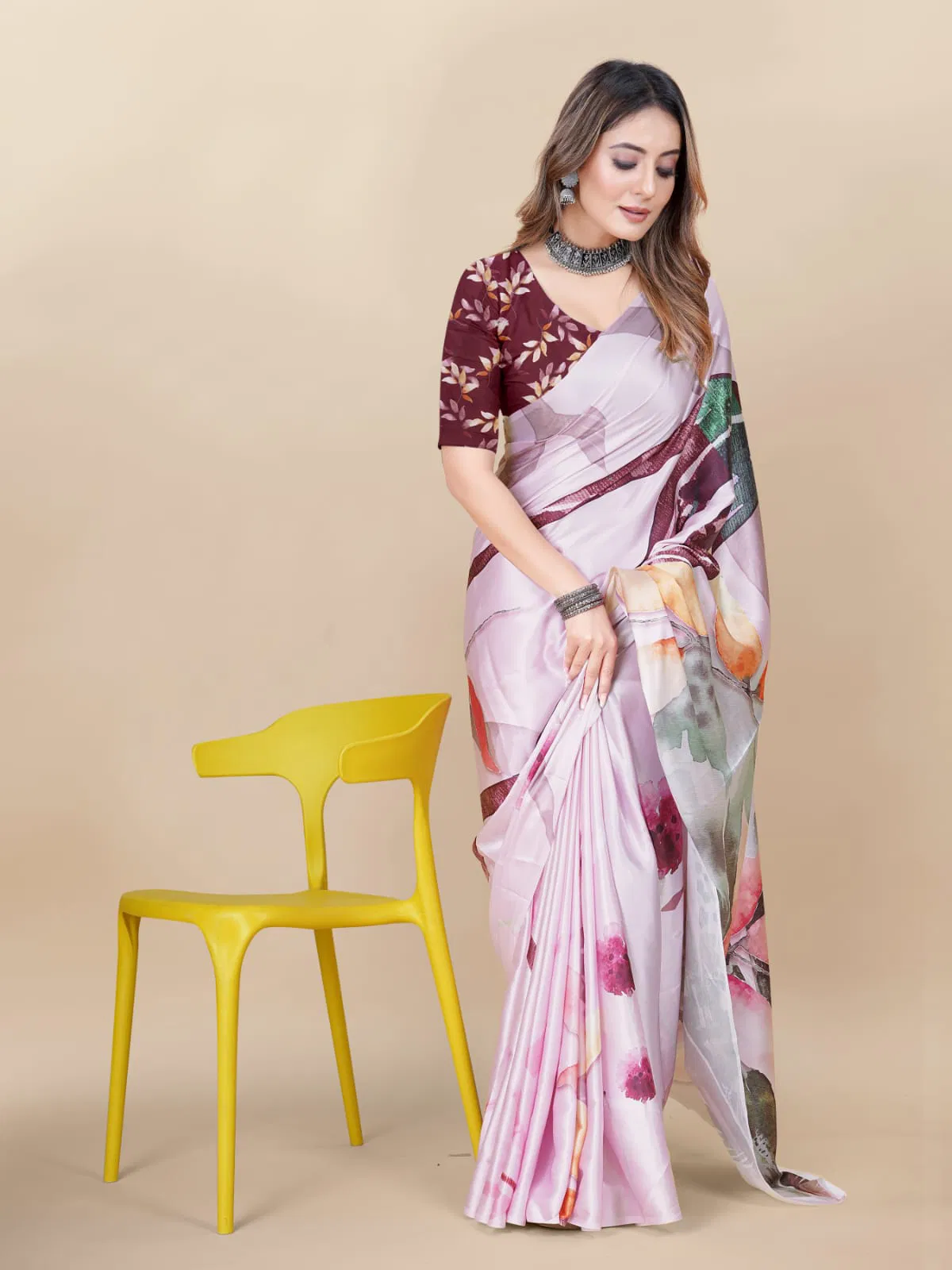 Shree Radha Raman Trendz Japan Crepe Digital Printed Saree Catalog